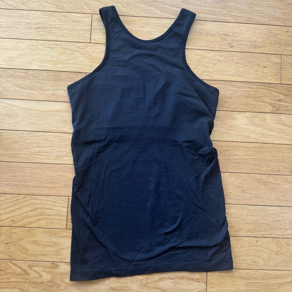 LULULEMON Black Racerback Athletic Tank | Built-In Shelf Bra Yoga Top
